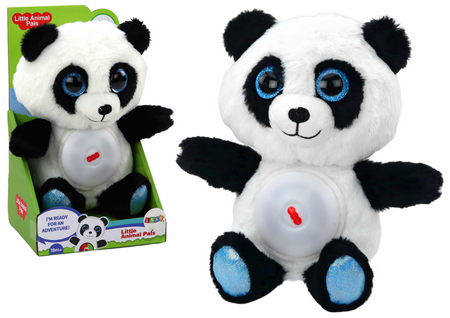 Miś Panda Usypiacz Lampka Kołysanki Przytulanka Maskotka 30 cm 