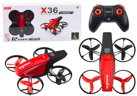 Zdalnie Sterowany Dron RC X36 SYMA Czerwony