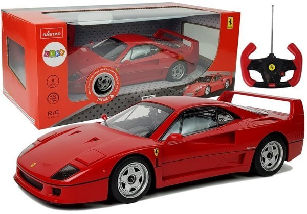 Auto Ferrari F40 Zdalnie Sterowany R/C 1:14 Czerwony 27 Mhz 