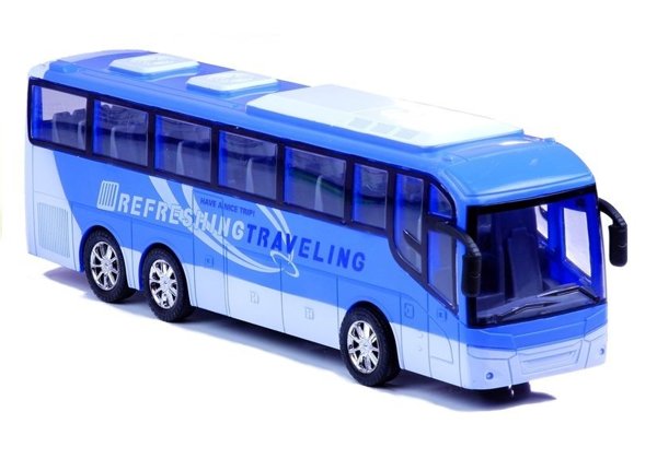 Autobus Turystyczny Autko Zabawka Niebieski