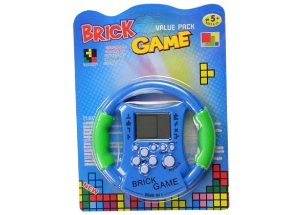 Gra Elektroniczna Bricks Kierownica Niebieska