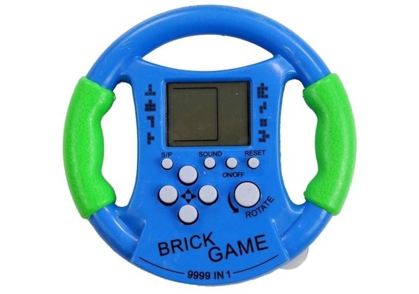 Gra Elektroniczna Bricks Kierownica Niebieska