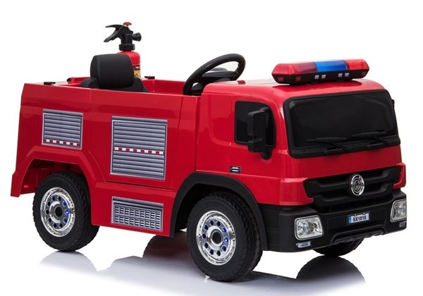 Pojazd Na Akumulator Wóz Strażacki Czerwony SX1818